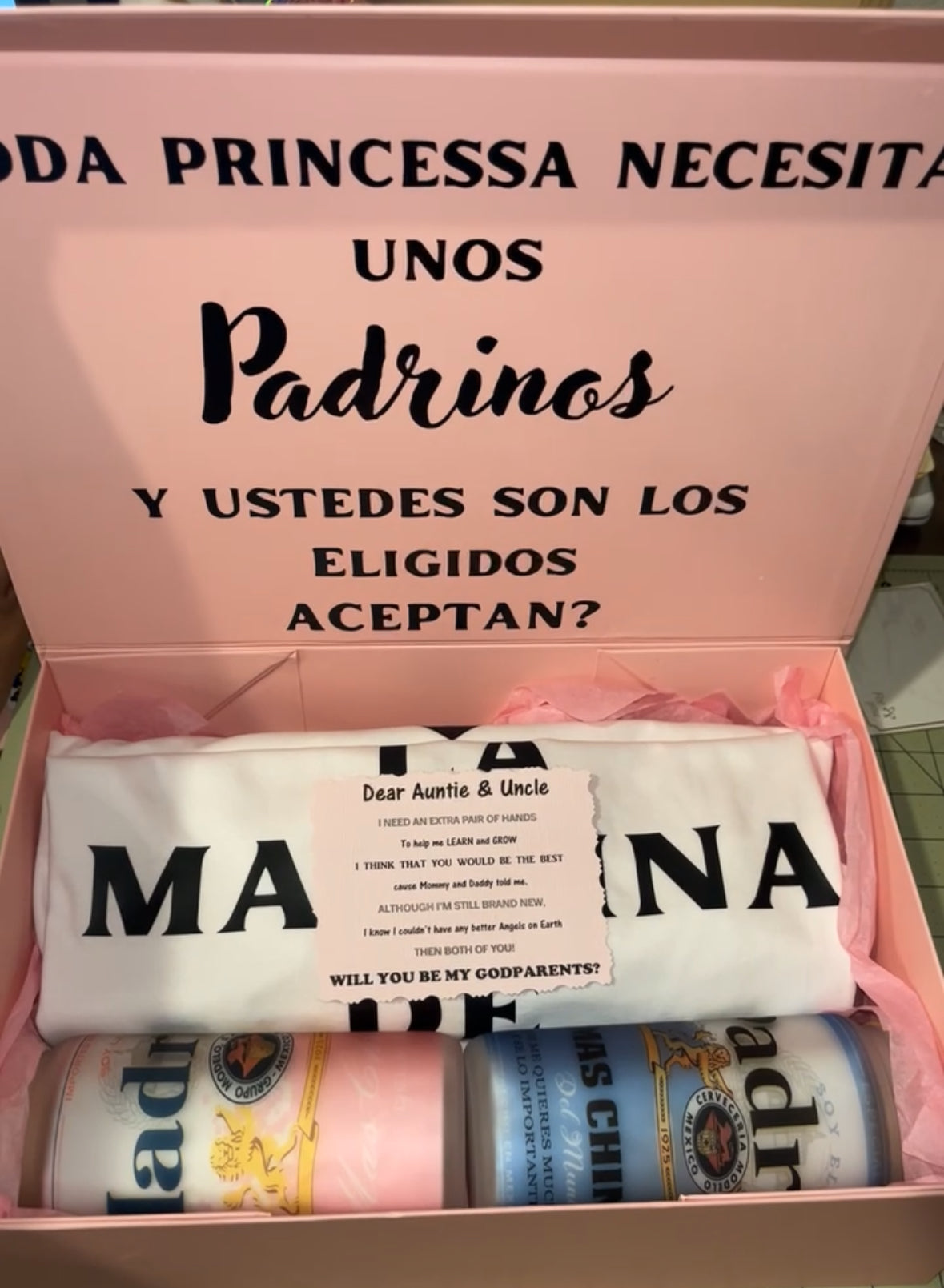 Godparents Proposal Box